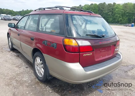2002 Subaru Outback from USA, damaged, VIN 4S3BH665626637854